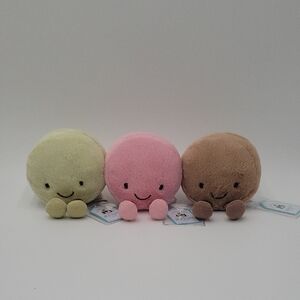 Jellycat Plush Toy Trio Macaroons